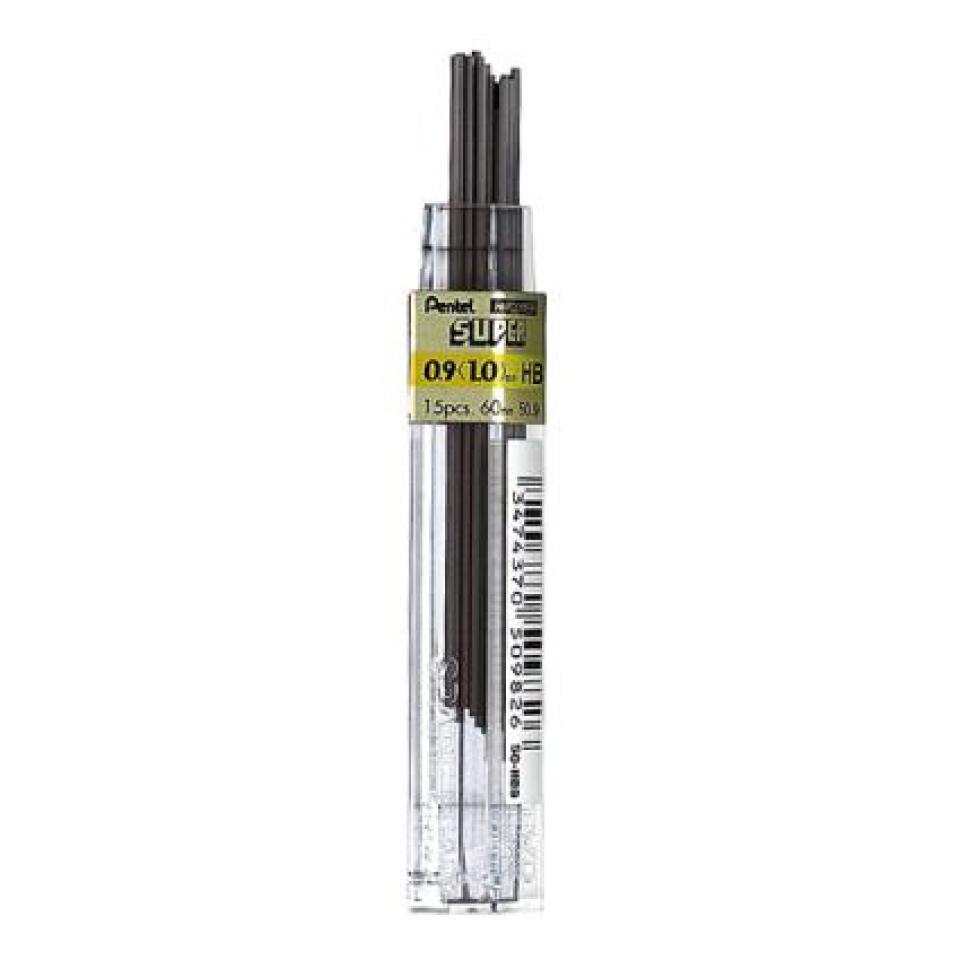 Pentel 50HB Pencil Lead Refill 0.9Mm Tube 15 Winc