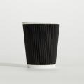 Thumbnail image of Truly Eco 8oz (80mm) Black Ripple Wall Cup Carton 500