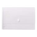 Thumbnail image of Winc Document Wallet Polypropylene Hook Loop Foolscap Translucent Clear