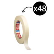 Tesa 53123 General Purpose Masking Tape Cream 18mm X 50m Carton 48