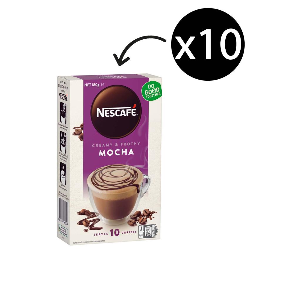 Nescafe Cafe Menu Mocha Coffee Sticks 