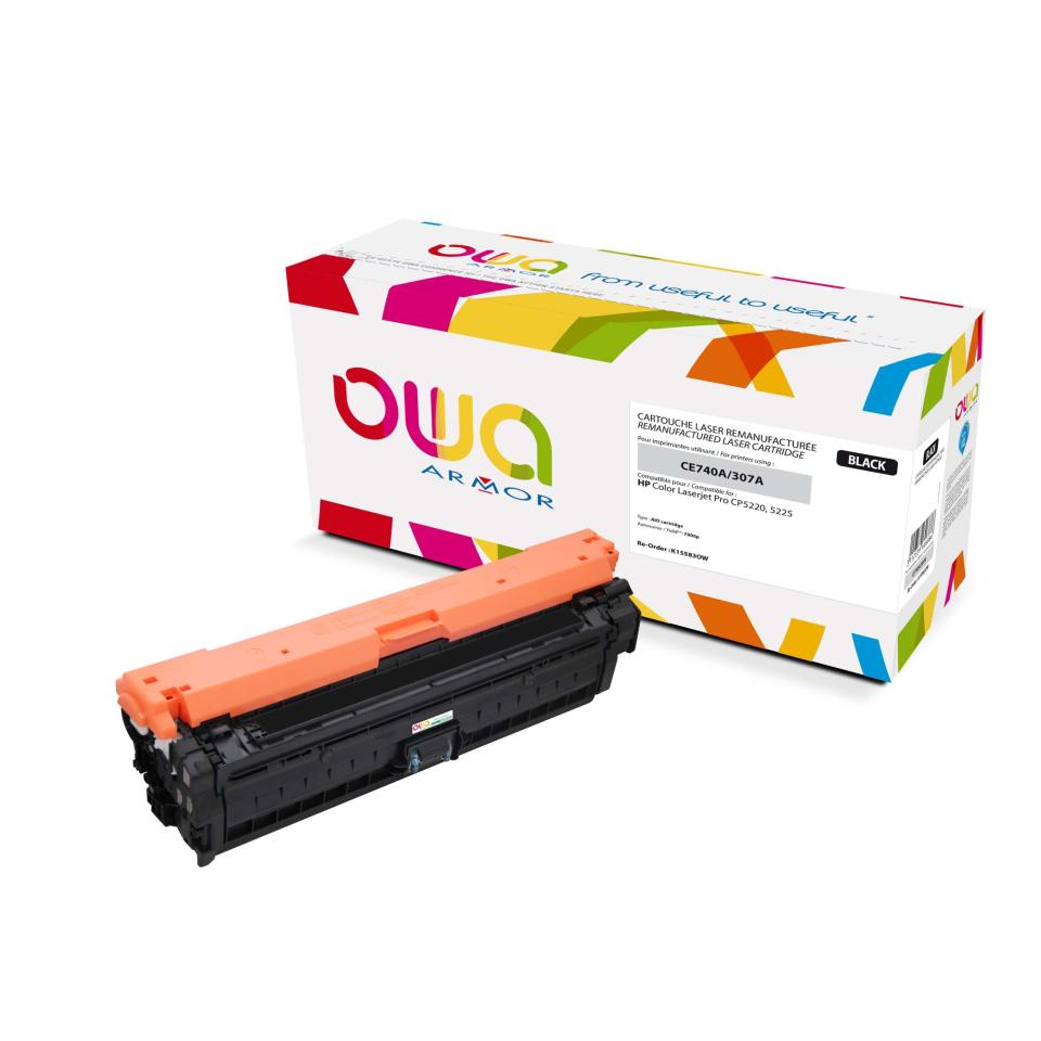 OWA CE740A Black Toner Cartridge 7K Image