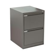 Mercury Vertical Filing Cabinet 2 Drawer 710h x 470w x 620dmm