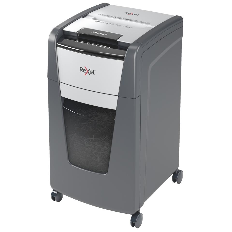 Rexel Optimum Autofeed Shredder 225X Cross Cut Image