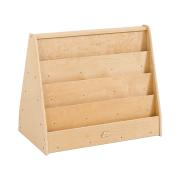Jooyes Four Shelves Double Sided Bookcase