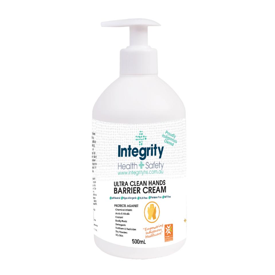 Integrity Health & Safety Indigenous Barrier Cream 500ml Pump