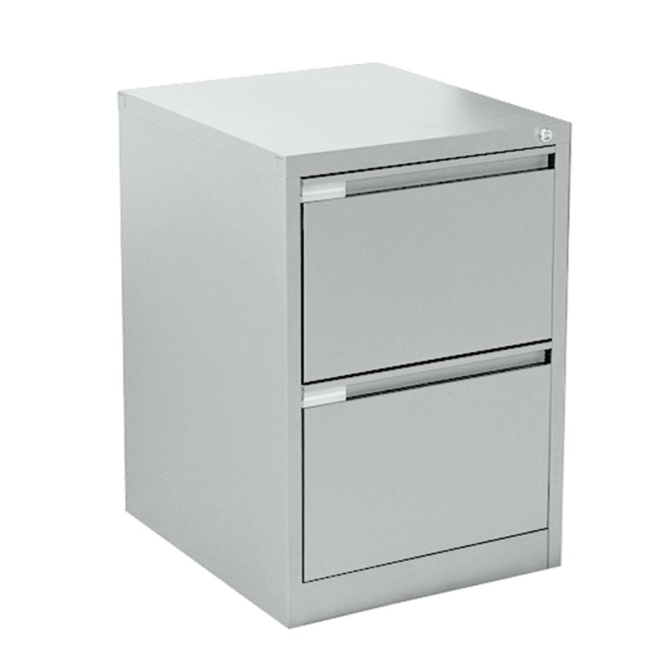 Mercury Vertical Filing 2 Drawer 710h x 470w x 620dmm Graphite