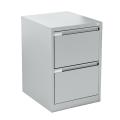 Mercury Vertical Filing Cabinet 2 Drawer 710h x 470w x 620dmm Graphite ...