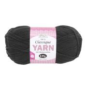 Birch Classique Knitting Yarn 100% Premium Acrylic 100g Ball 8ply 10pk Black