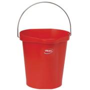 Vikan Bucket Plastic 12L Red