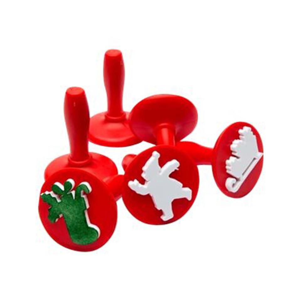 Educational Colours Paint Stampers Christmas Set 6