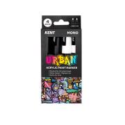 Kent Urban Acrylic Paint Marker Medium Mono Set Of 4