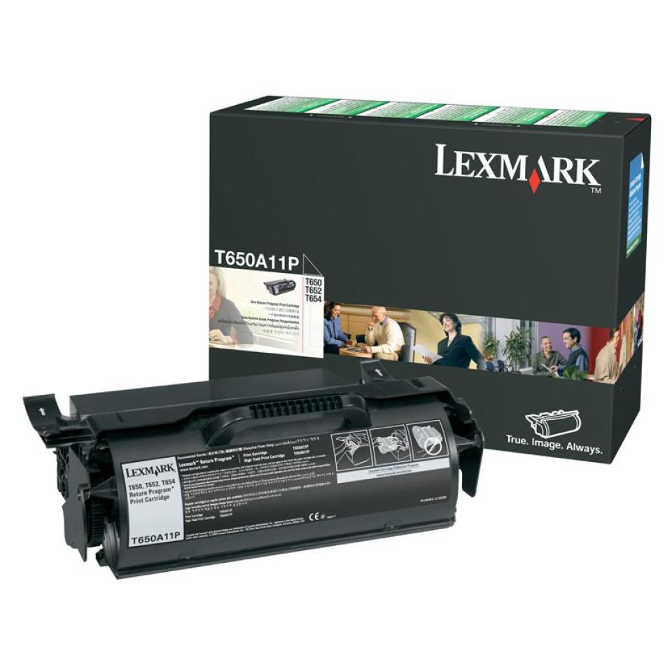 Lexmark T650A11P Black Toner Cartridge