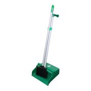 Edco Contractor Lobby Pan and Brush Set Green
