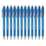 PaperMate Flexgrip Ultra Retractable Ballpoint Pen Medium 1.0mm Blue Box 12