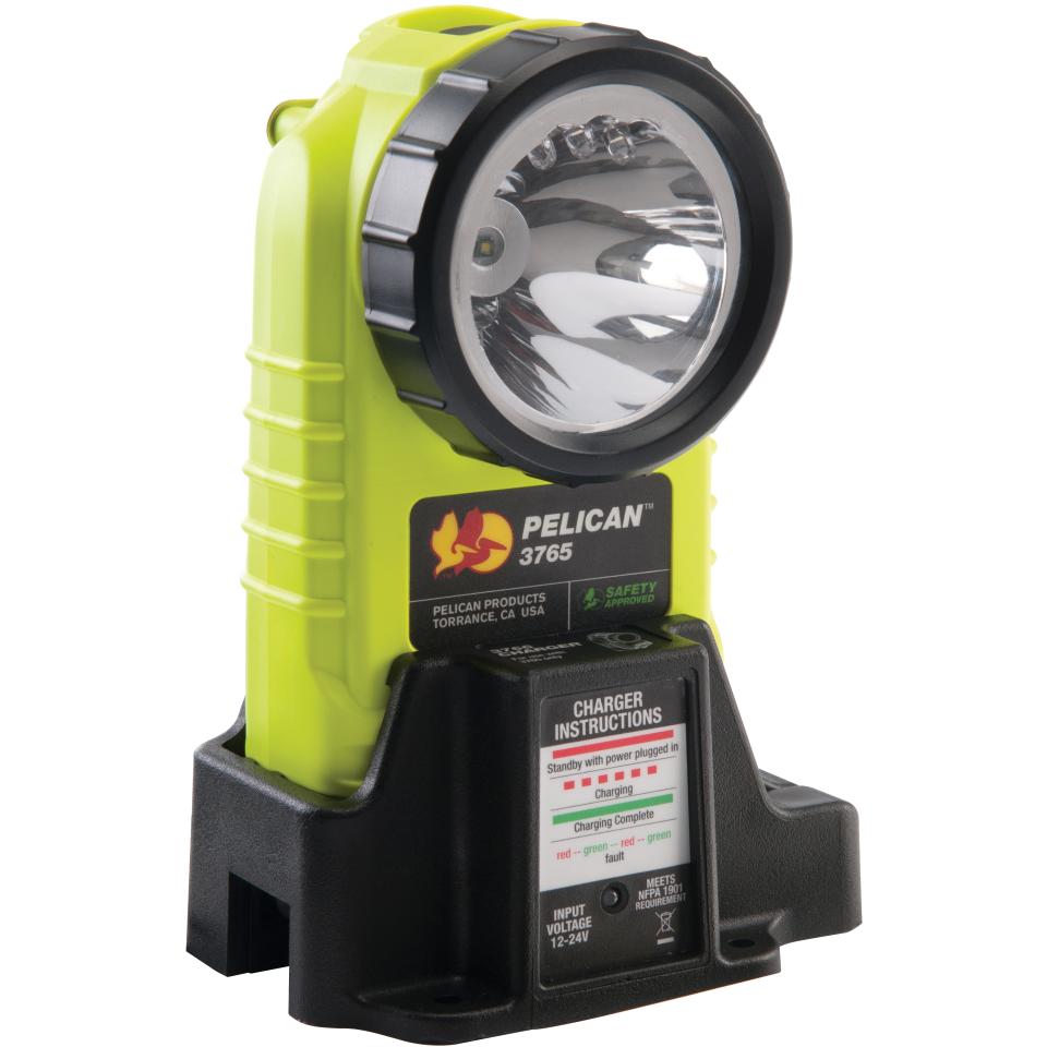Pelican 3765 Led Rechargable Torch 172 Lumens Safety Approved Each
