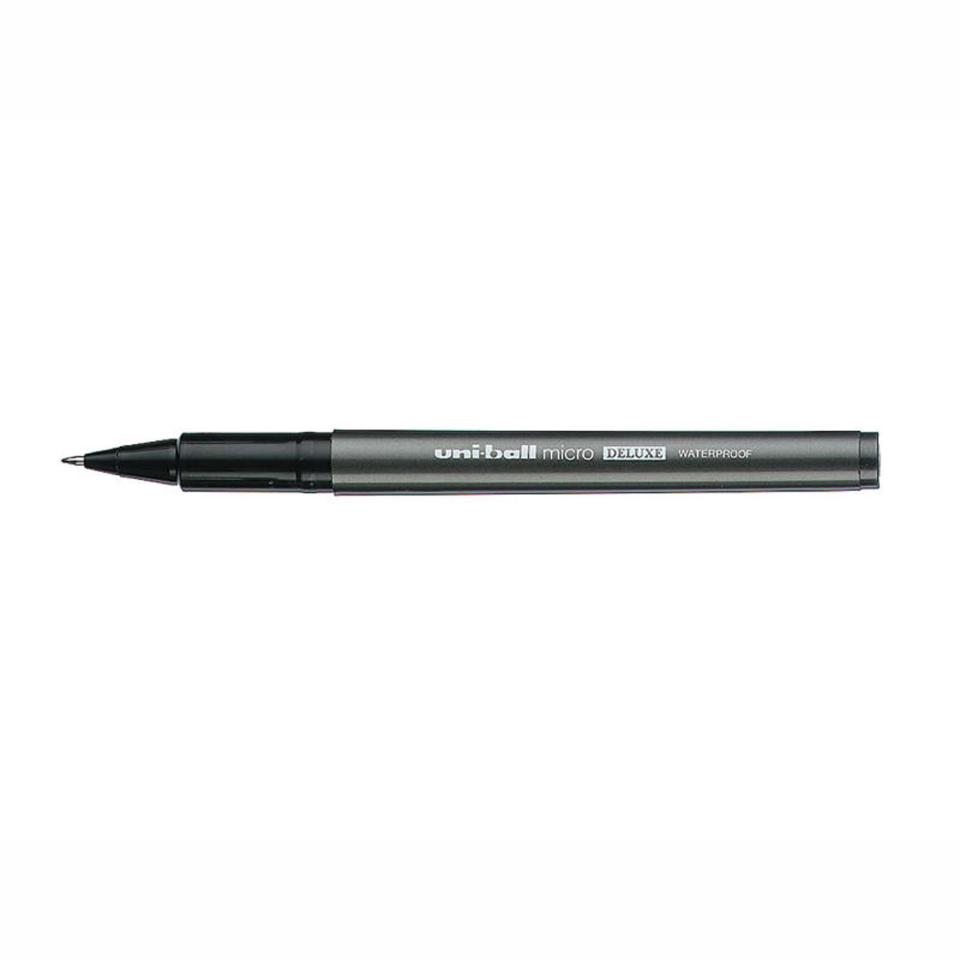 Uni-ball UB155 Deluxe Ballpoint Pen Extra Fine 0.5mm Black Box 12
