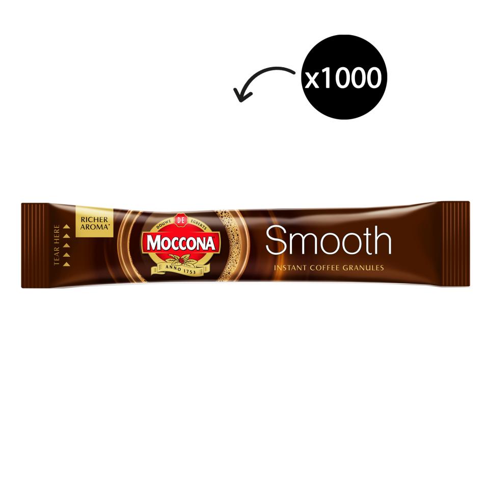 Moccona Smooth Instant Coffee Sticks 1.7g Carton 1000