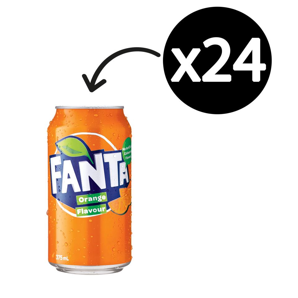 Fanta 375ml Can Carton 24 | Winc