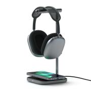 Satechi 2-in-1 Headphone Stand With Wireless Charger