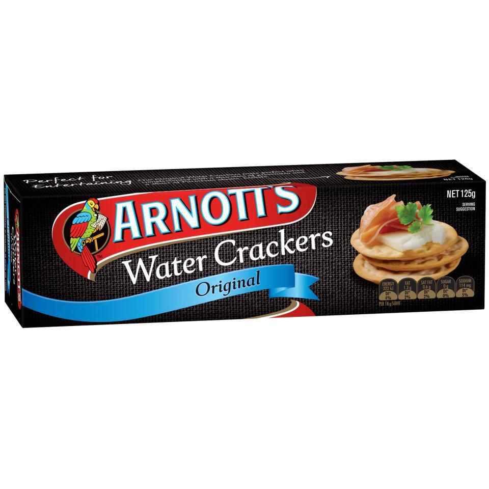 Arnotts Water Cracker Original 125g Winc