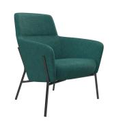 Chair Solutions Jubel Lounge 4 Leg Black Steel Base in Warwick Key Largo Atlantic
