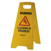 Cleera Safety Sign Cleaning In Progress Yellow