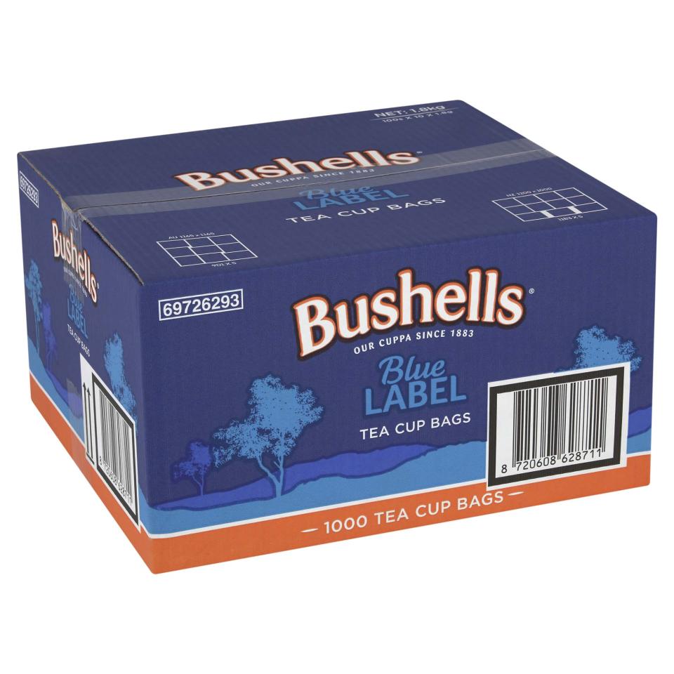Bushells Black Tea Bags Carton 1000