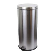 Compass Brushed Stainless Steel Pedal Bin 650h x 295dmm 30L