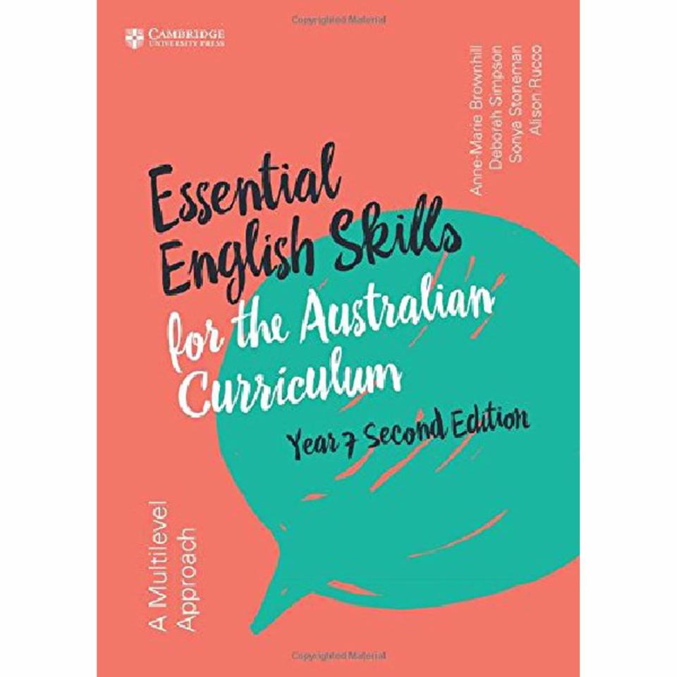 Essential English Skills For The Ac 2ed Year 7 Workbook. Authors Anne-marie Brownhill Et Al