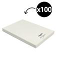 Thumbnail image of DigiTuff Synthetic Permanent Adhesive Solid Back 210gsm Matt White A4 Pack 100