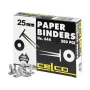 Celco Paper Binder No. 644 25mm Box 200