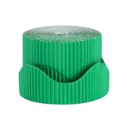 Rainbow Corrugated Border Roll Scalloped 60mmx15m Green Pack Of 2