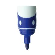 Officemax Blue Drysafe Whiteboard Marker 2.0mm Bullet Tip Pack Of 6