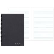 Officemax Director Series Notebook A4 Spiral Hard Cover 8mm Ruled 120 Pages
