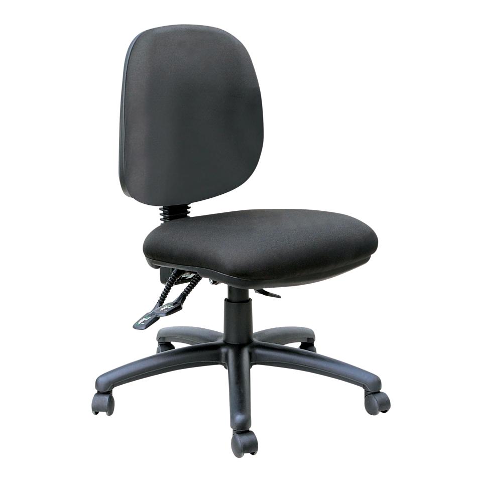 Mondo Java Task Chair Medium Back Fabric Black