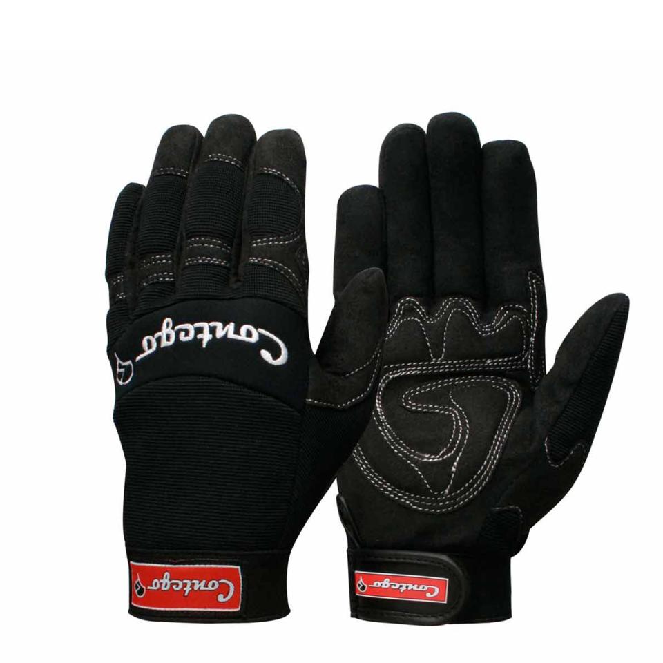 Contego Mechanics Gloves Neoprene Padded Palm Cut 1 Black Size Small Pair