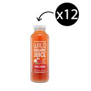 Wild One Organic Juice Apple Guava 360ml Glass Carton 12