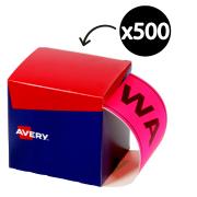 Avery WA Shipping Label 100 X 150.4mm Fluoro Pink 500 Labels