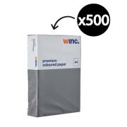 Winc Premium Coloured Copy Paper A4 80gsm Black Ream 500