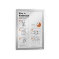 Thumbnail image of Duraframe A4 Sign Holder Adhesive Back Sliver Pack 2
