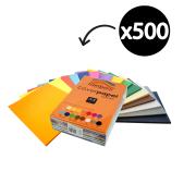 Rainbow Cover Paper A4 125gsm Assorted Colours Ream 500