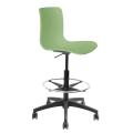 Thumbnail image of Dal Acti Swivel Drafting Stool Tall Gas Lift Footring  Black Nylon Base Castors