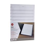 M By Staples ARC System A4 To-Do Ruled Paper White 50 Sheet Refill