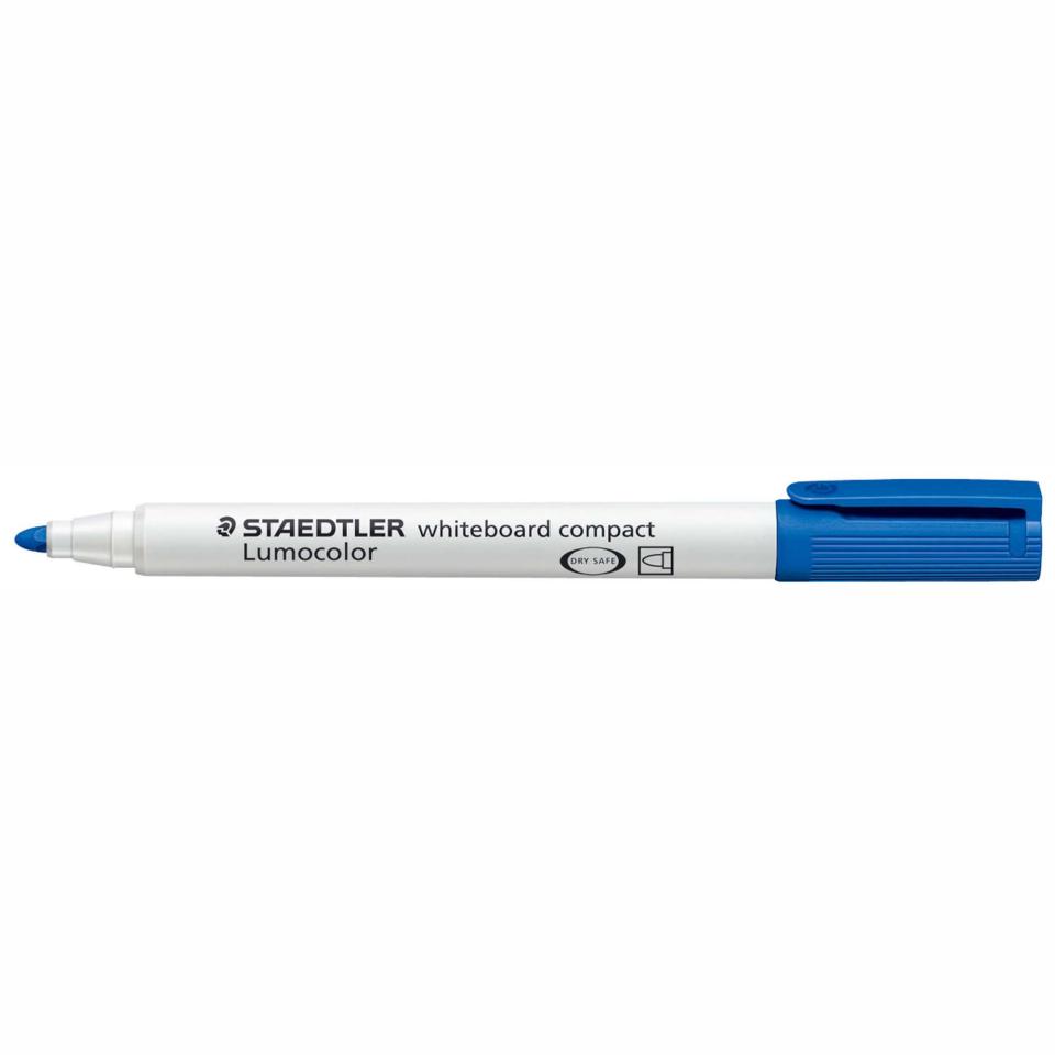 Staedtler Lumocolor Compact Whiteboard Marker Blue Box 10