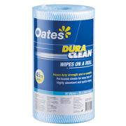 Oates Clean Durawipes Roll 30cmx45m Blue