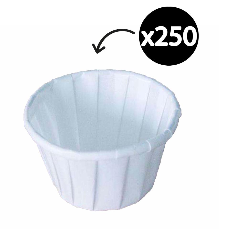 Diaguru Paper Medicine Cup 30ml White Bag 250