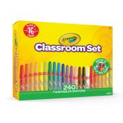 Crayola 240pk Twistable Crayon Classroom Set