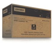 Dymo High Capacity Standard Address Labels 89X28mm Paper White Box 2 X Roll 1050