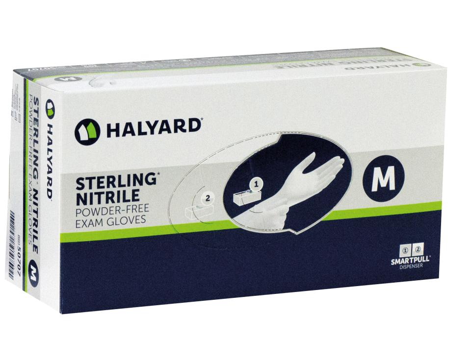 Halyard Sterling Nitrile Exam Disposable Gloves Xs L Box 200 Winc 4658